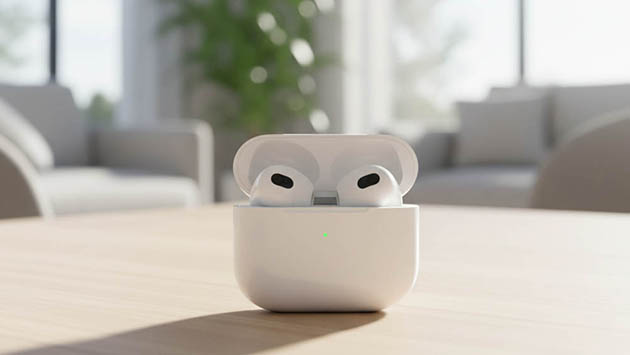 AirPods 3. Фото: Татьяна Фадеева / Нейросеть