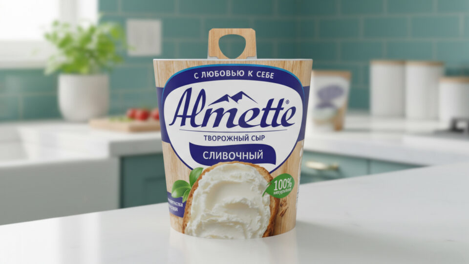 Сыр творожный сливочный Almette
