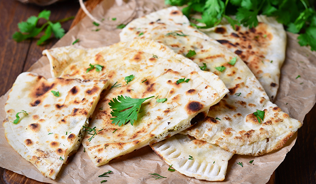 Кутабы из цельнозерновой муки