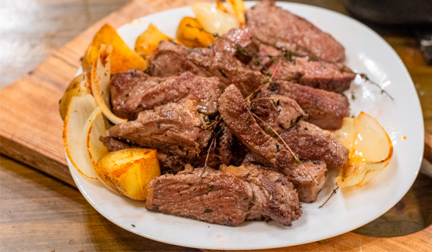 Говядина с картошкой