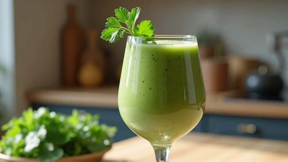 Смузи из огурцов и зелени