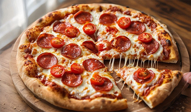 Колбаса + помидоры + сыр