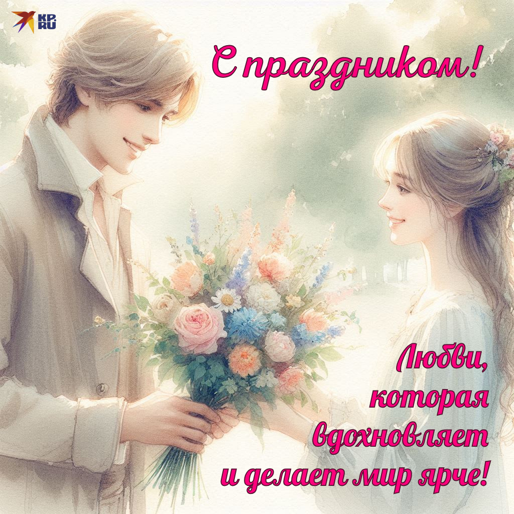 Прикольные открытки на 14 Февраля подруге и другу