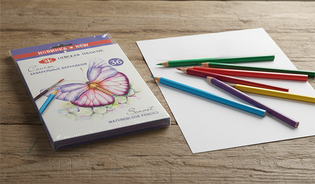 Набор акварельных карандашей «Сонет» — «Невская палитра»