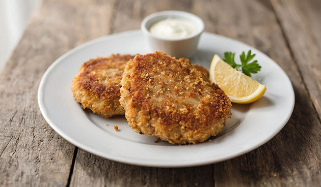 Куриные котлеты с кабачковым пюре