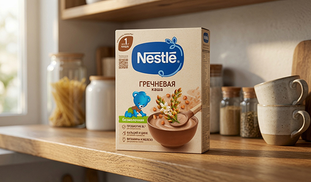 Гречневая безмолочная каша Nestle