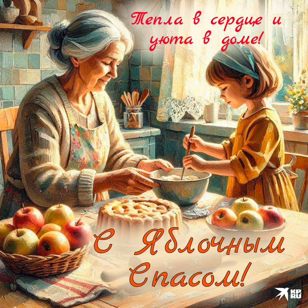 Популярные открытки «С Яблочным Спасом»