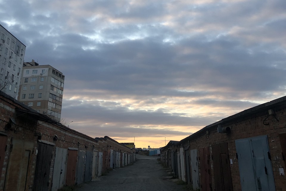 Гаражный кооператив, где произошло убийство