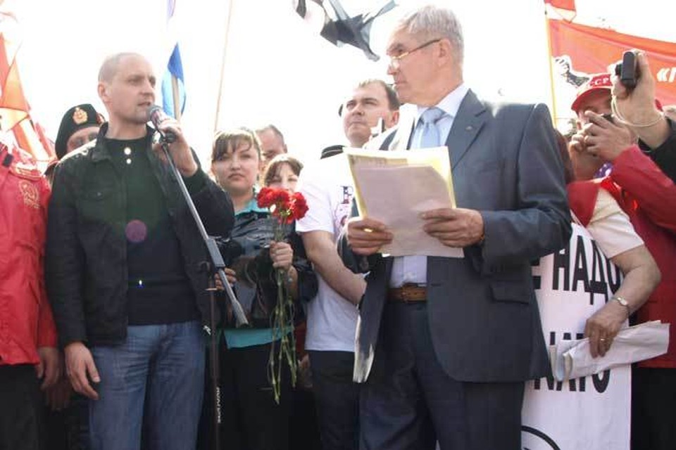 Сергей Удальцов специально приехал в Ульяновск.