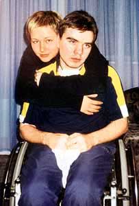 Дима со своим единственным другом Соней.