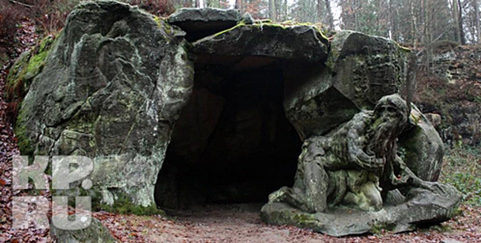 Фрагмент лесного вертепа работы Бернарда Брауна