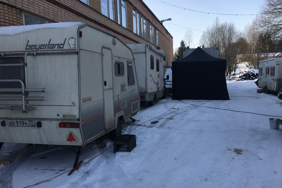 В бывшем пионерлагере снимают сериал "Синичка"