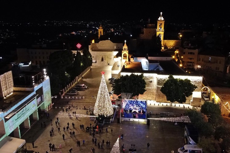 El árbol de Navidad en Belén, que hoy en día está habitado predominantemente por musulmanes, seguramente estará listo.