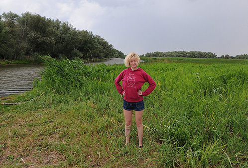 Корреспондент Екатерина Малинина: "Места здесь чудесные, а главное - пока бесплатные".