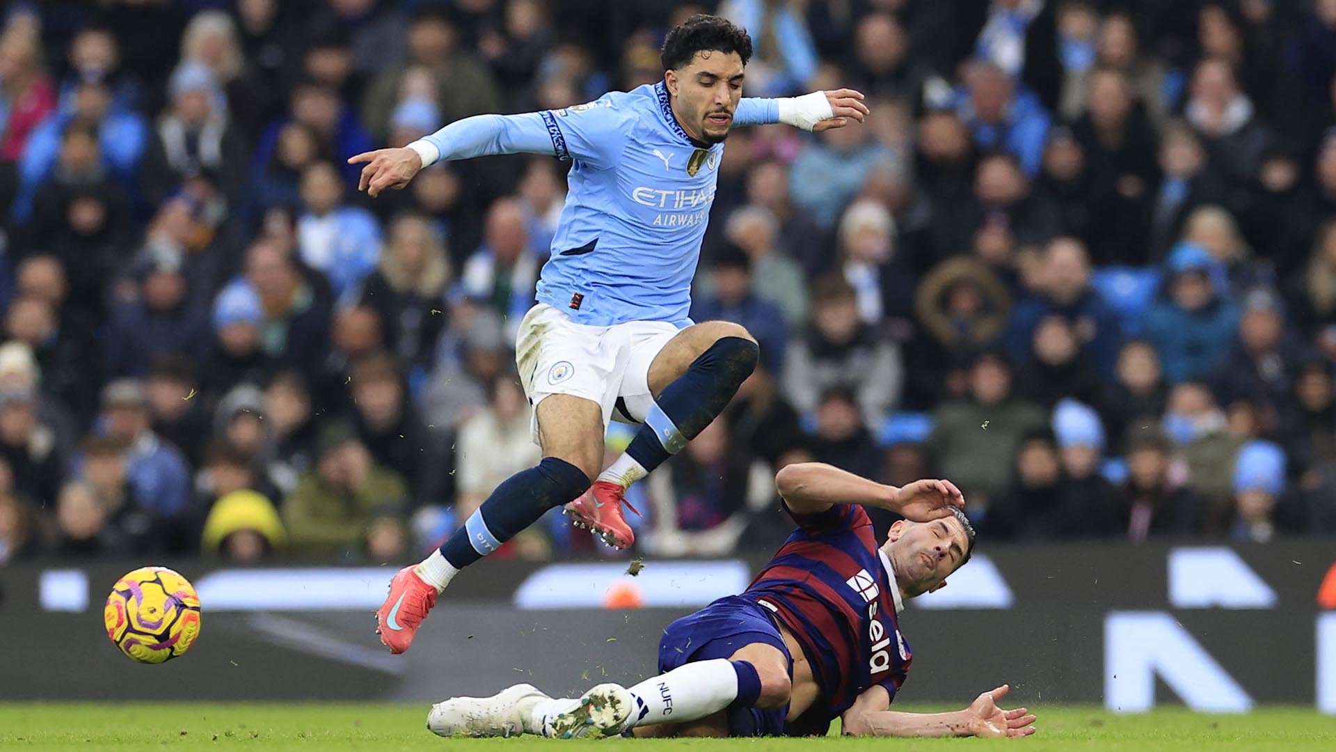 ФК «Ньюкасл Юнайтед» — ФК «Манчестер Сити». Фото: globallookpress.com/IMAGO/Conor Molloy