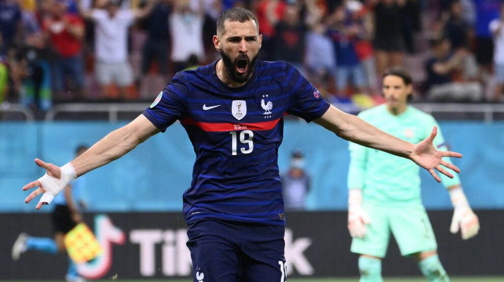 Франция - Швейцария гол Бензема