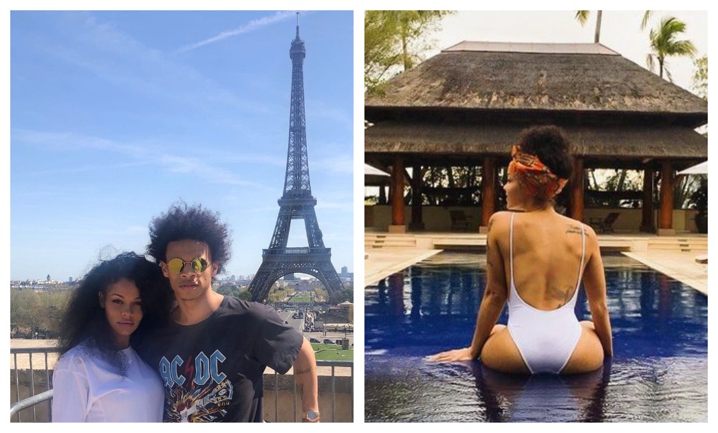 Лерой Сане и Сэнди Брукс - одна из самых обсуждаемых пар в Германии. Фото: Соцсети Лероя Сане