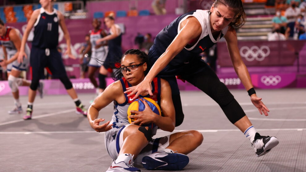 Финал Олимпиада Россия - США баскетбол 3x3