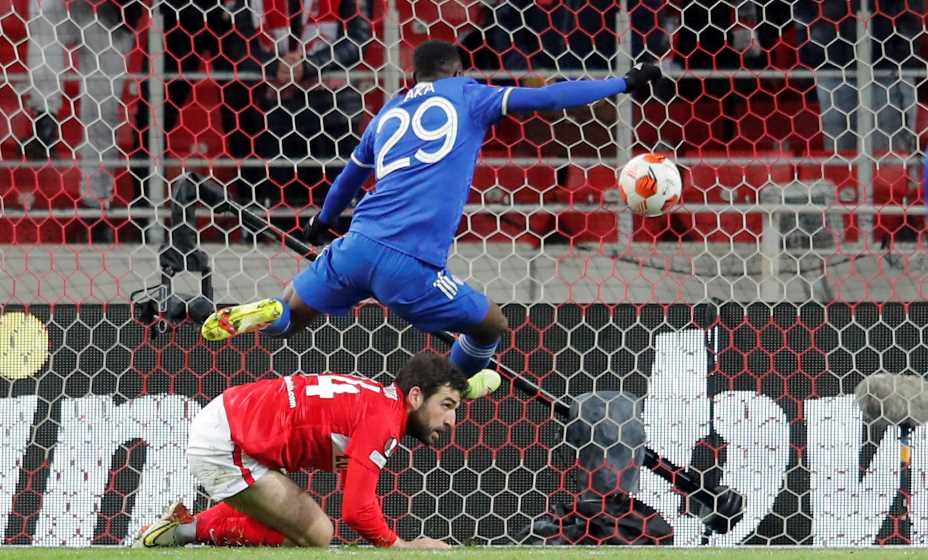 Зимбабвийский нападающий «Лестера» Патсон Дака в первом матче забил «Спартаку» четыре гола. Фото: Reuters