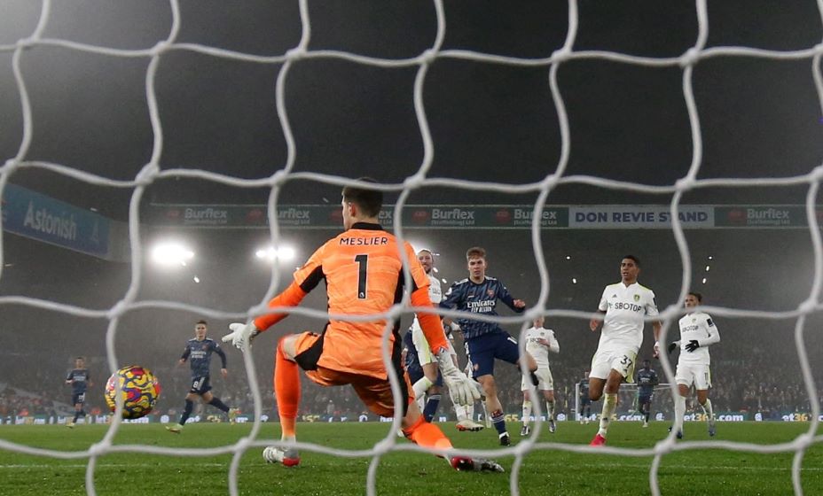 В АПЛ не намерены отменять все матчи: накануне «Арсенал» разгромил «Лидс» (4:1) в игре 18-го тура. Фото: Reuters