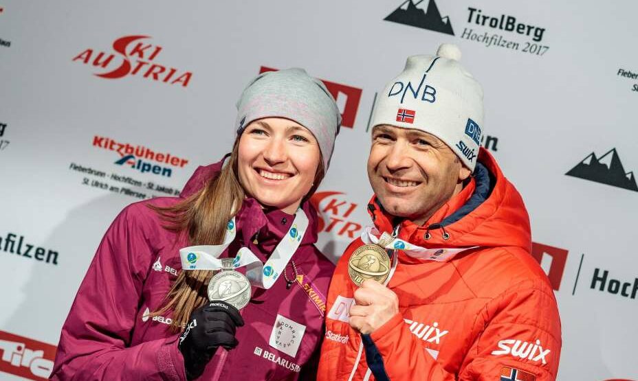Бьорндален, Домрачева, биатлон
