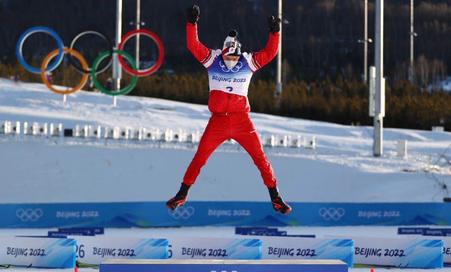 Александр Большунов - олимпийский чемпион в скиатлоне. Фото: Reuters