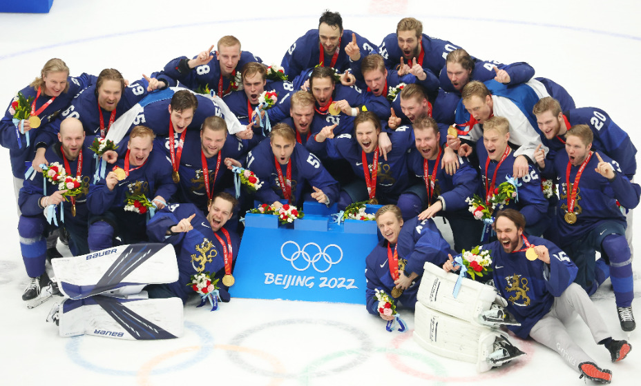 Сборная Финляндии по хоккею получит по 100 тысяч евро за победу олимпийского турнира. Фото: Global Look Press