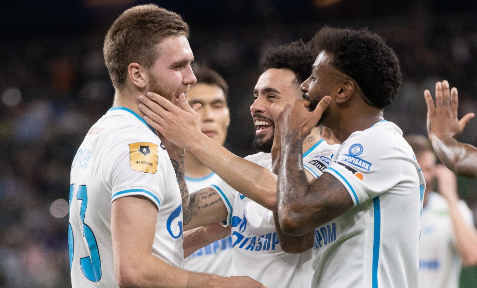 «Зенит» уверенными шагами идет к очередному чемпионству в РПЛ. Фото: ФК «Зенит»