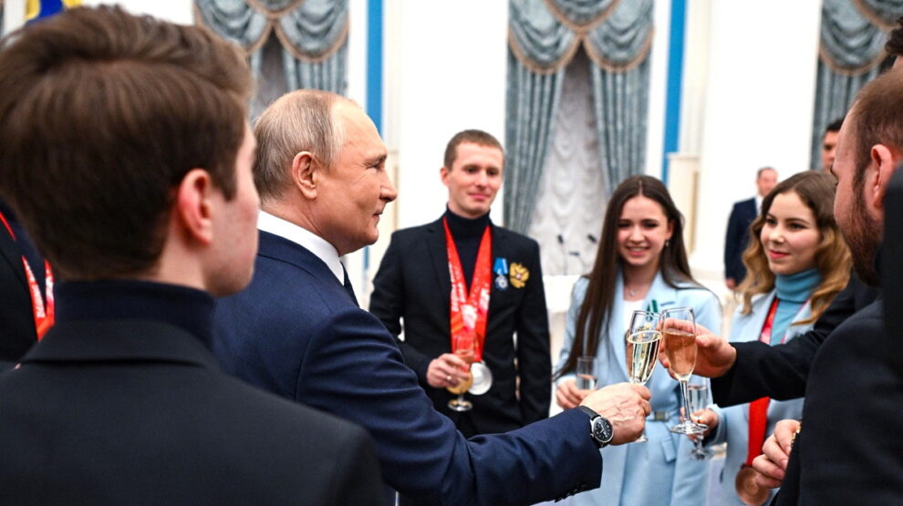 Владимир Путин, Камила Валиева, Денис Спицов