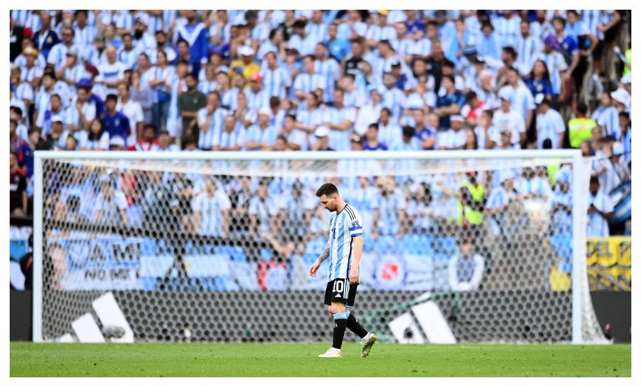 Сборная Аргентины Месси сенсационно проиграла Саудовской Аравии на ЧМ. Фото: Reuters