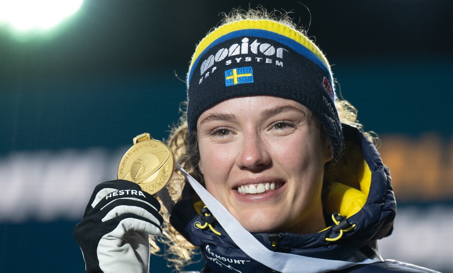 Ханна Эберг приносит Швеции золотые медали ЧМ.
Фото: Global Look Press