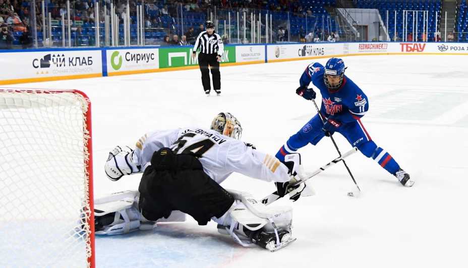 СКА уступил в предсезонном матче «Адмиралу». Фото: Соцсети ХК СКА