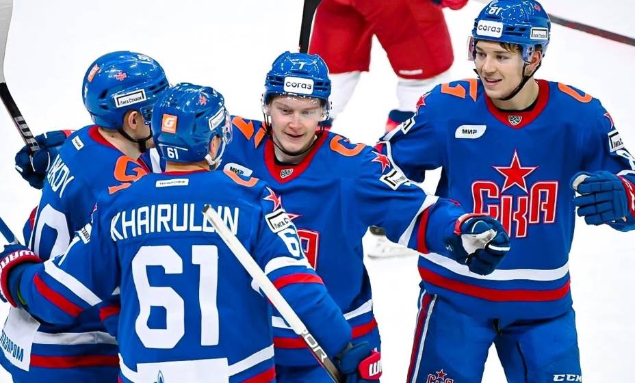 СКА вновь уверенно разобрался с ЦСКА, Фото: ВК ХК СКА