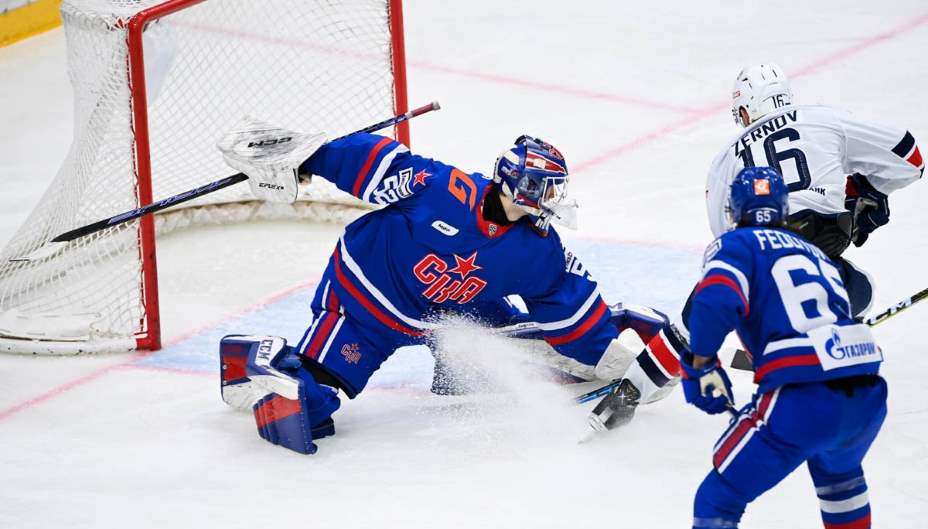 СКА уступил «Металлургу». Фото: ВК ХК СКА