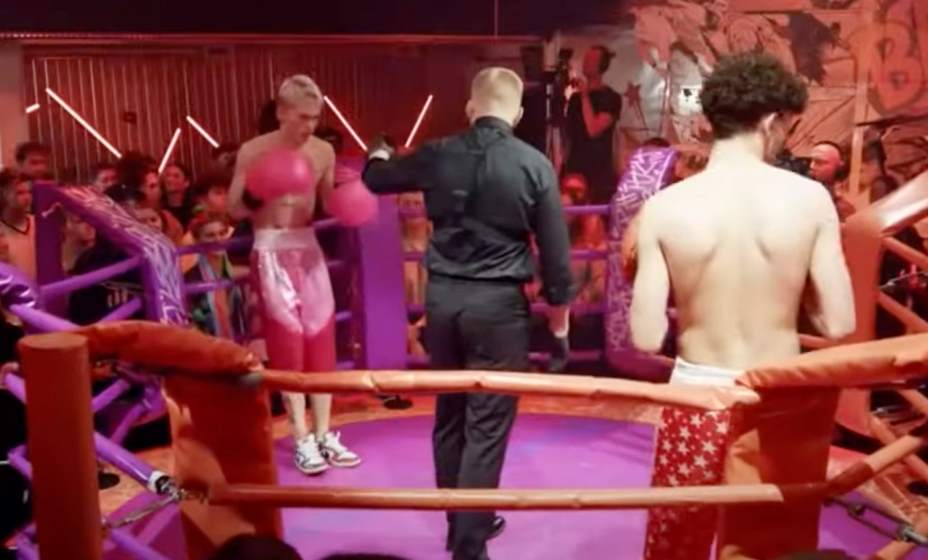 Даня Милохин на ринге выглядит так. Фото: Скриншот