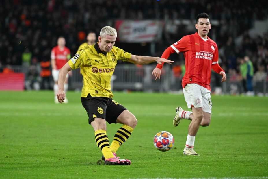 Первый матч «Боруссии» и «ПСВ» завершился вничью. Фото: GLOBAL LOOK PRESS