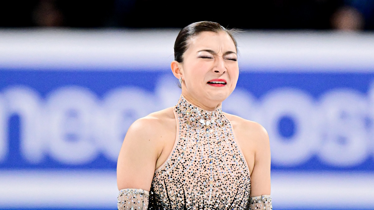 Каори Сакамото в момент третьего триумфа на ЧМ-2024. Фото: GLOBAL LOOK PRESS