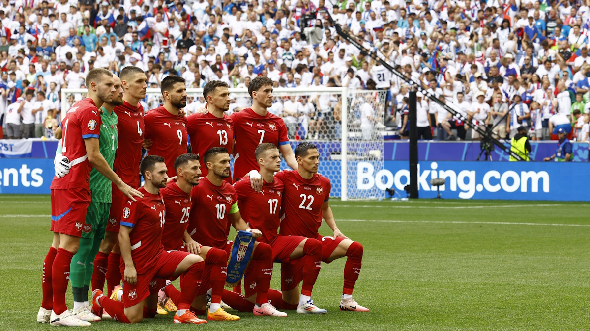 Словения и Сербия сыграли в матче 2 тура чемпионата Европы по футболу 20 июня 2024 года. Фото: REUTERS