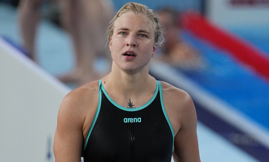 Литовская пловчиха Мейлутите вышла на олимпийский заплыв под нейтральным флагом. Фото: Global Look Press