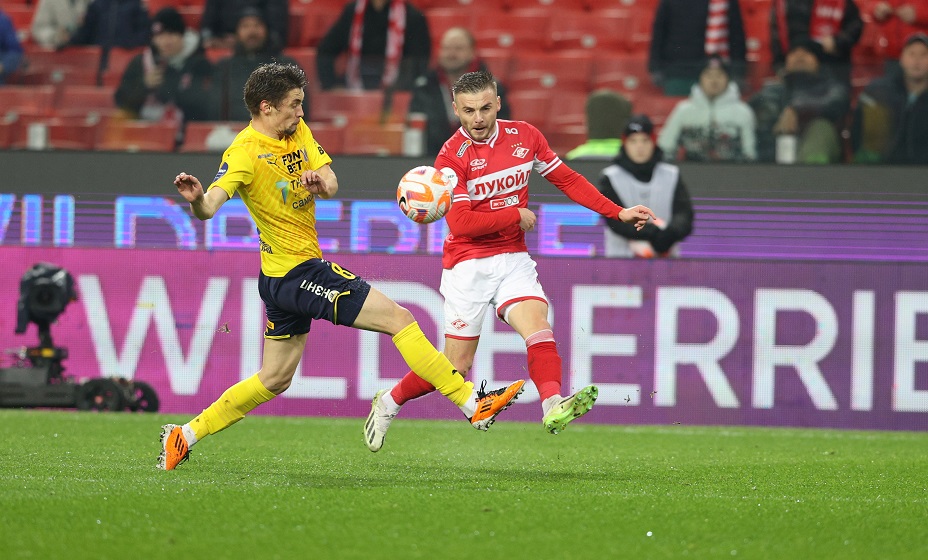 Объявлены стартовые составы «Ростова» и «Спартака» на матч Кубка России. Фото: Global Look Press