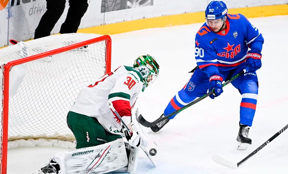 СКА 4 февраля сыграет с «Ак Барсом» в матче КХЛ. Фото: ХК СКА