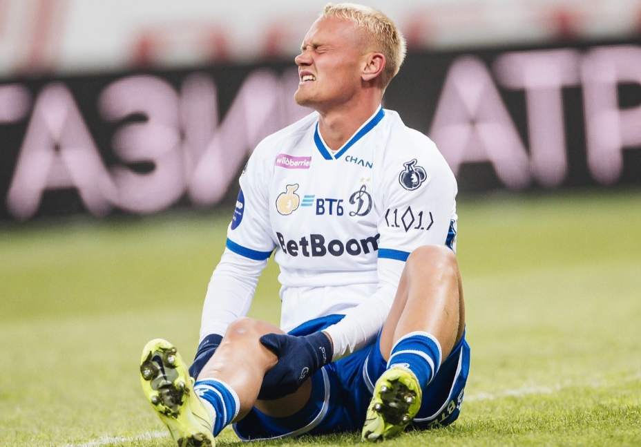 Динамовец Тюкавин Фото: Соцсети ФК 