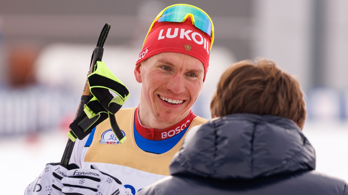 Александр Большунов. Фото: GLOBAL LOOK PRESS