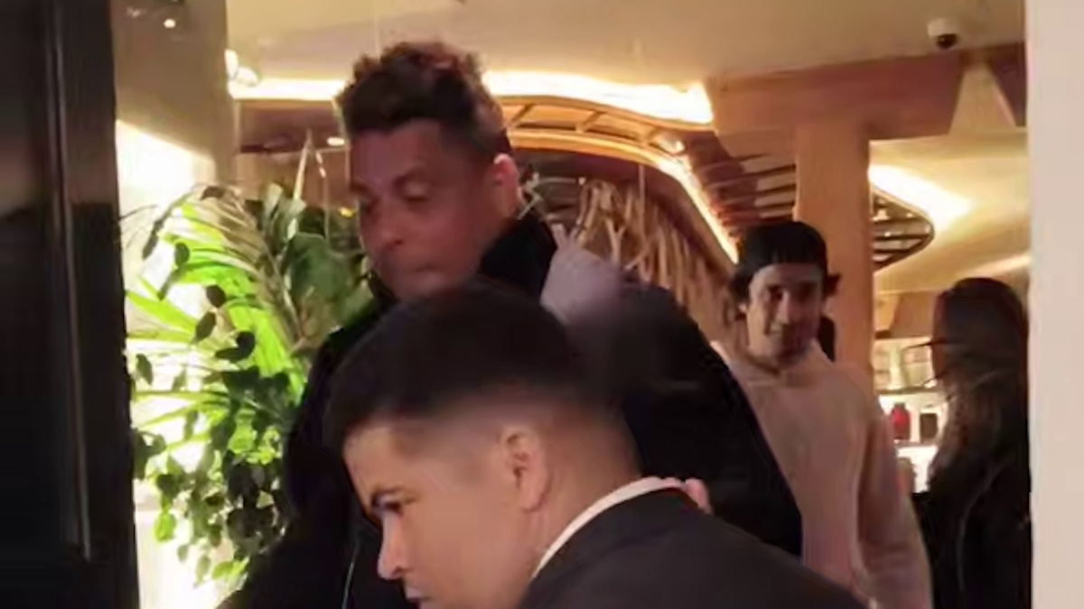 Роналдо заметили пьяным. Фото: стоп-кадр видео