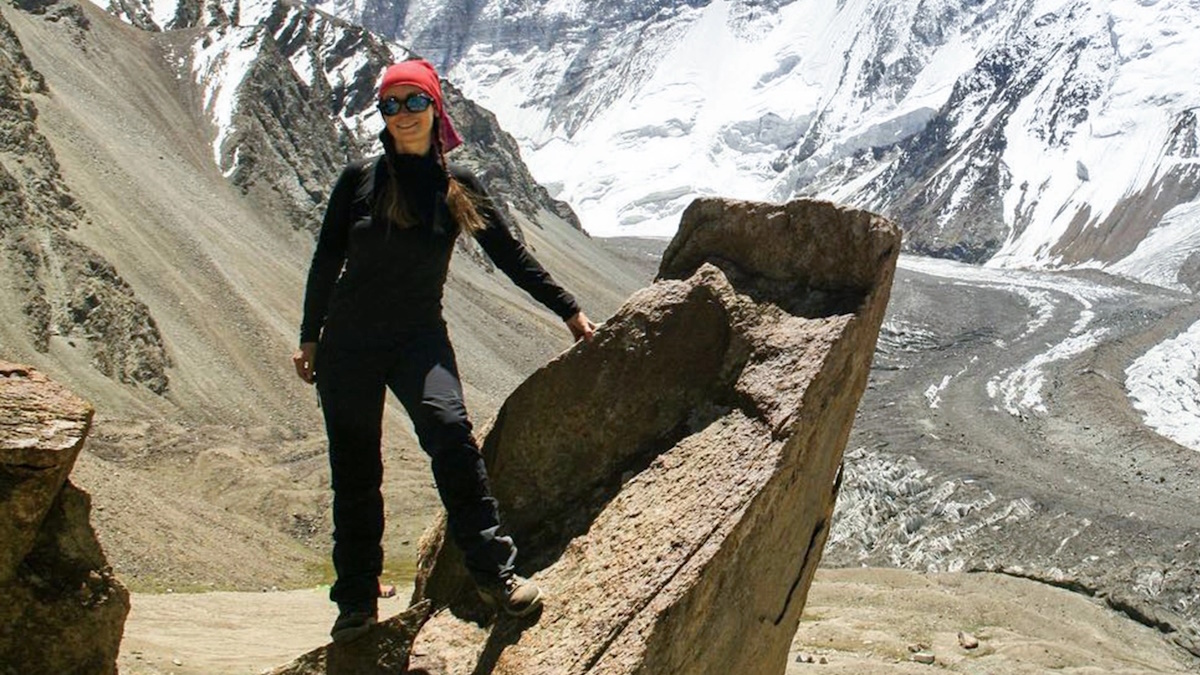 Наталья Наговицина. Фото: соцсети спортсменки-альпинистки