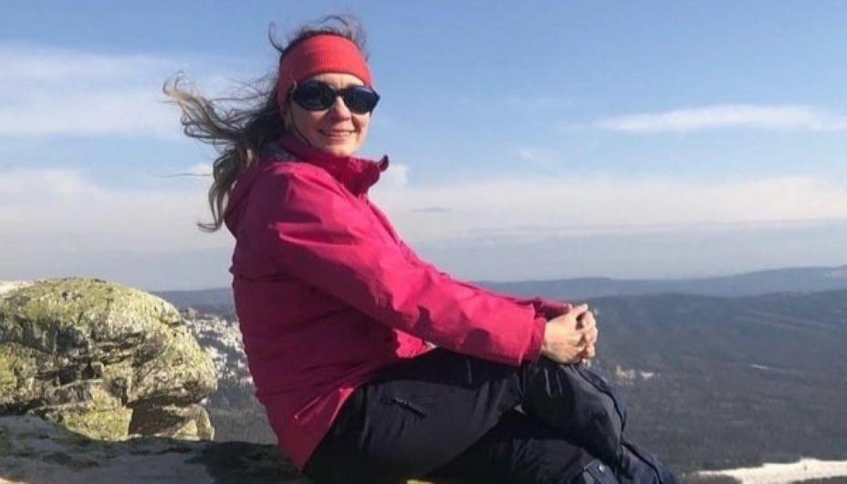 Сломавшей ногу Наталье Наговициной не смогли помочь из-за плохих погодных условий. Фото: Личная страница Натальи Наговициной в соцсети