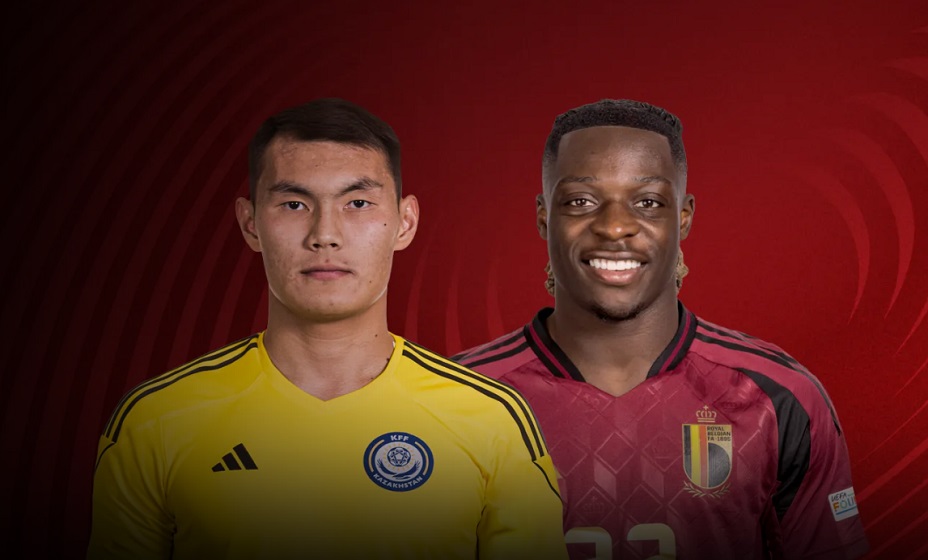 Казахстан 15 ноября сыграет с Бельгией в матче квалификации ЧМ-2026. Фото: Okko