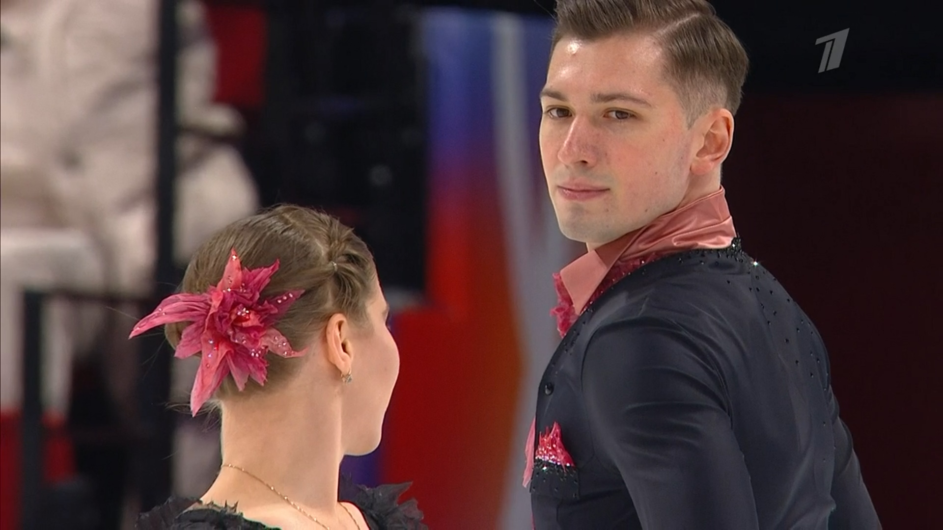 Мишина и Галлямов. Фото: стоп-кадр прямого эфира