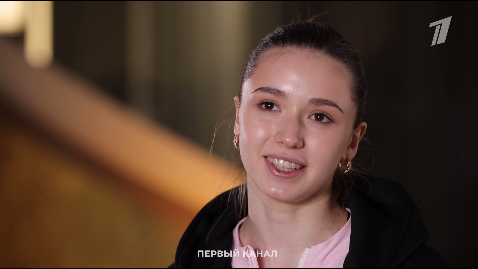 Камила Валиева. Фото: стоп-кадр прямого эфира