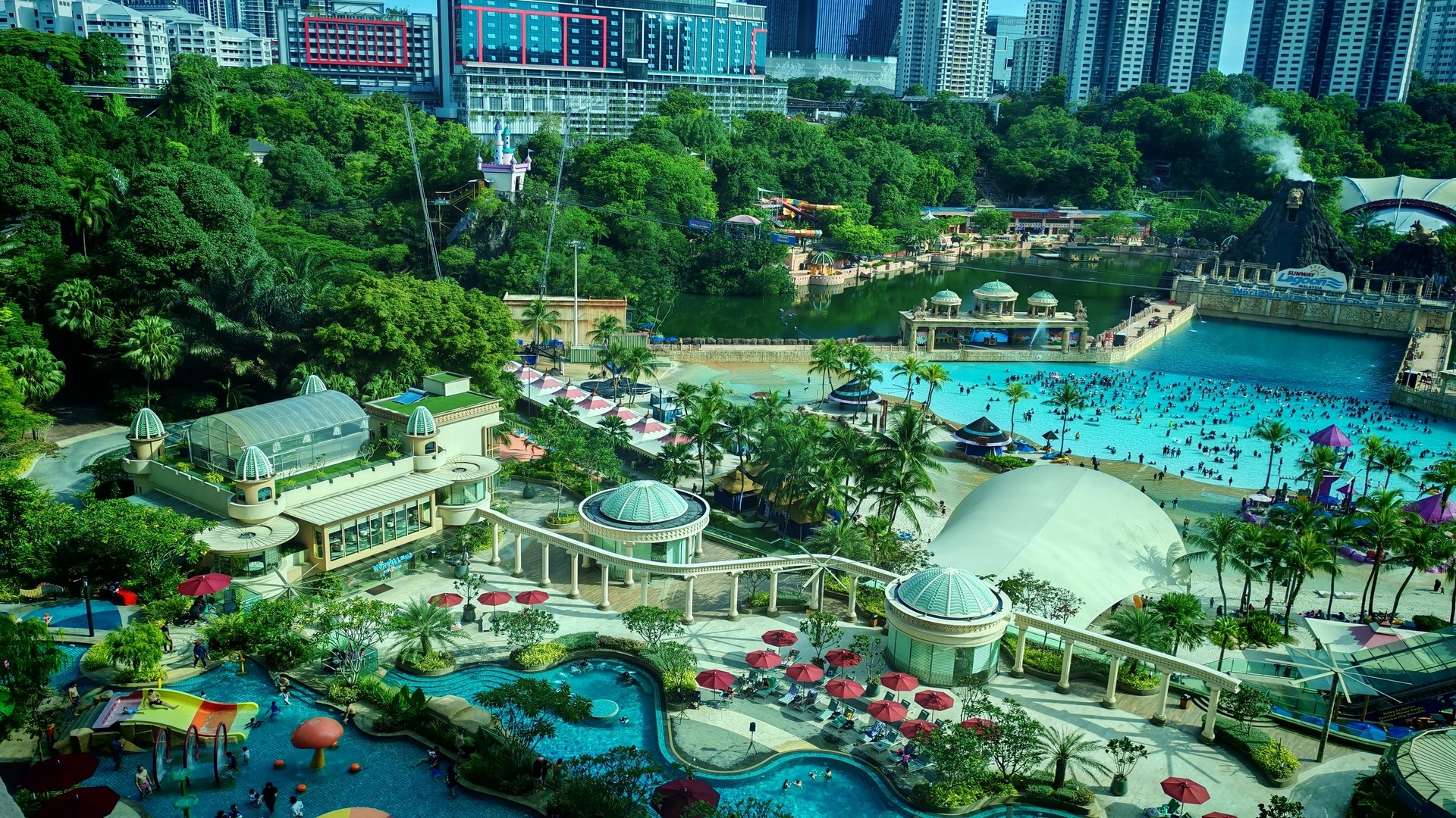 Тематический парк и медицинский центр Sunway, Малайзия.